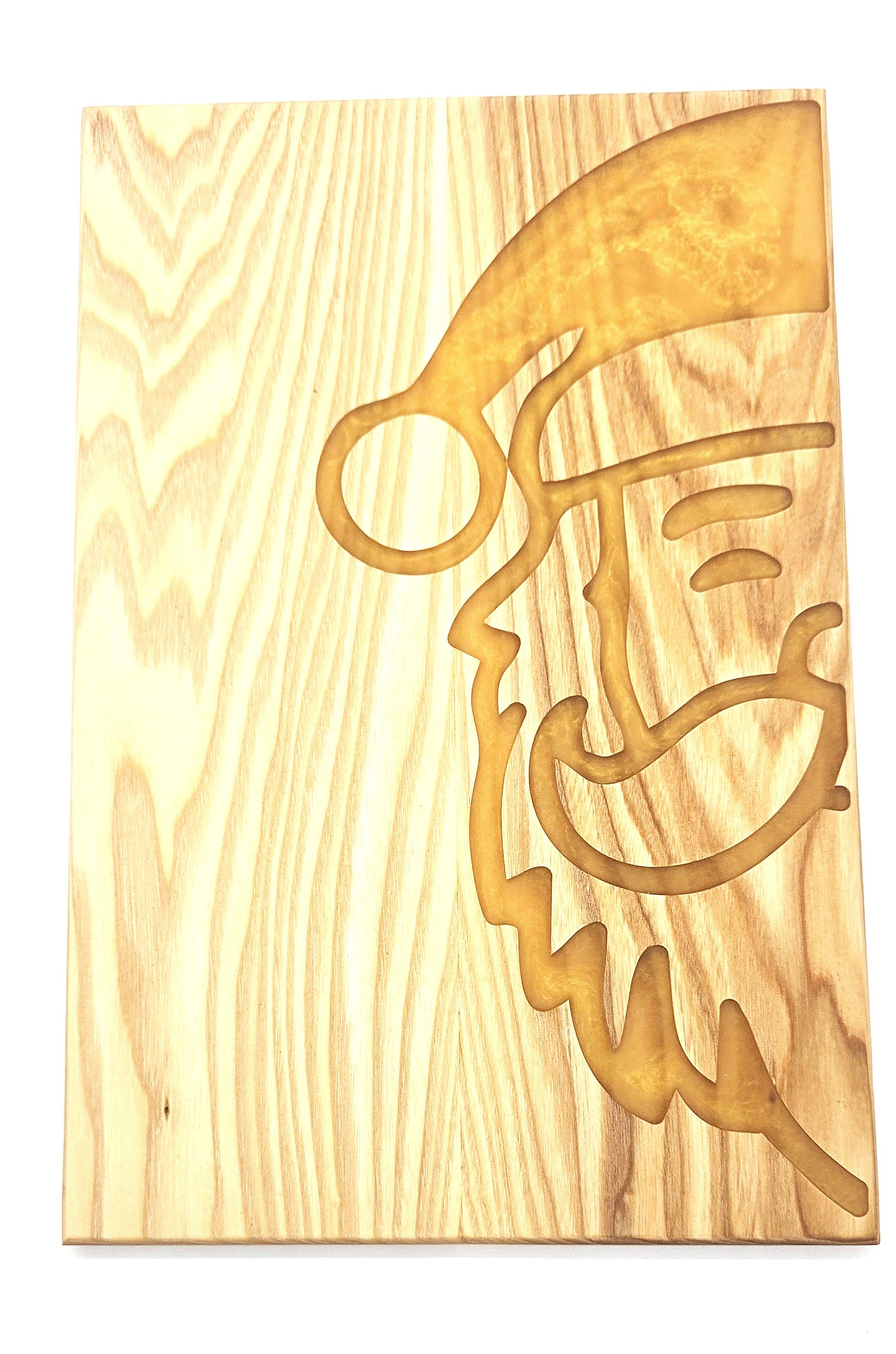 Ash Santa Serving Board (Gold)