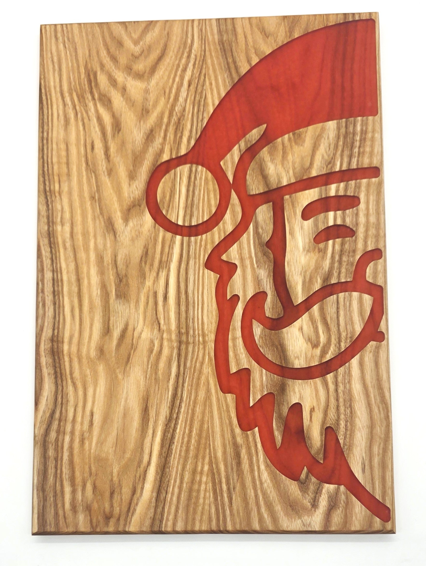 Ash Santa Serving Board (Red)