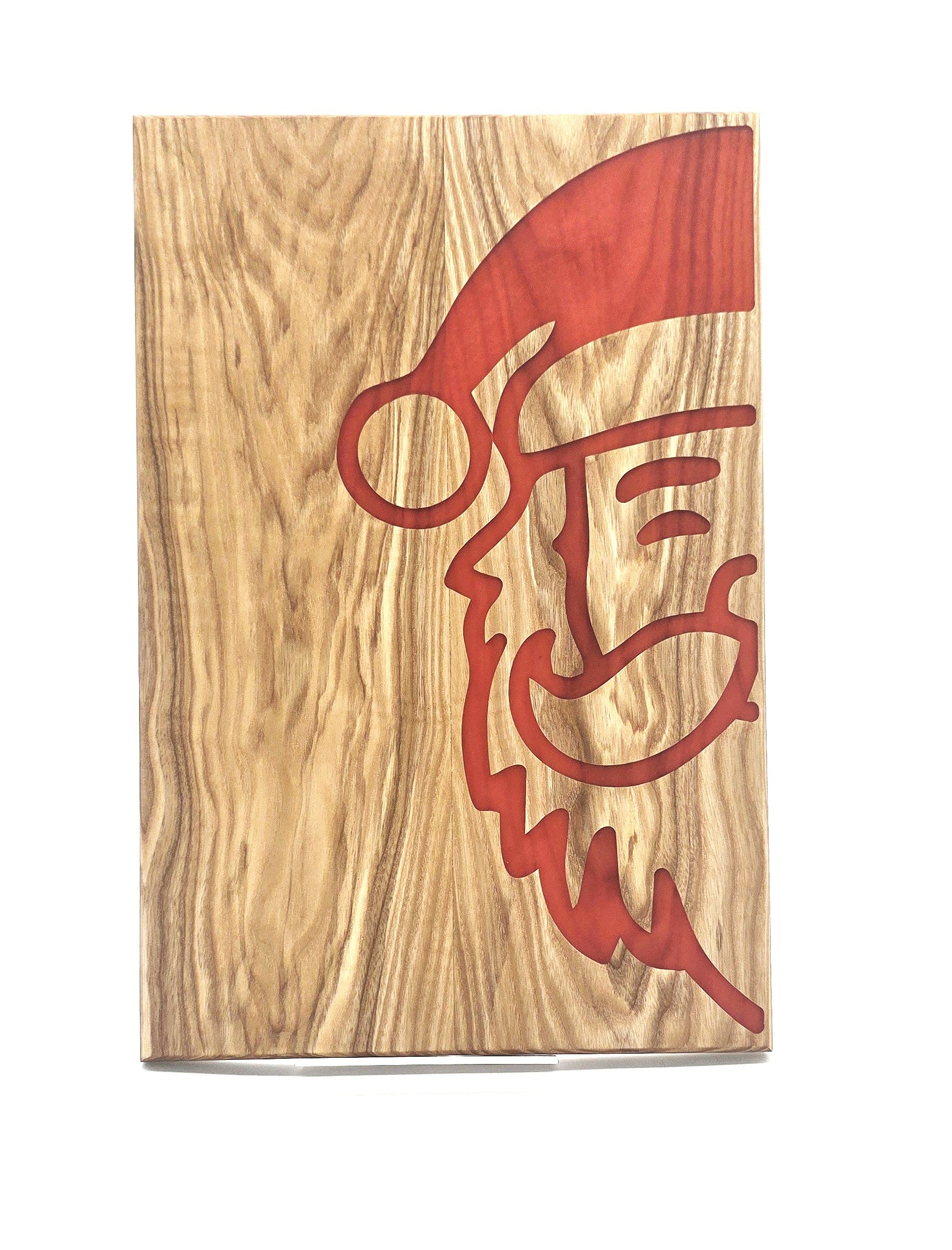 Ash Santa Serving Board (Red)