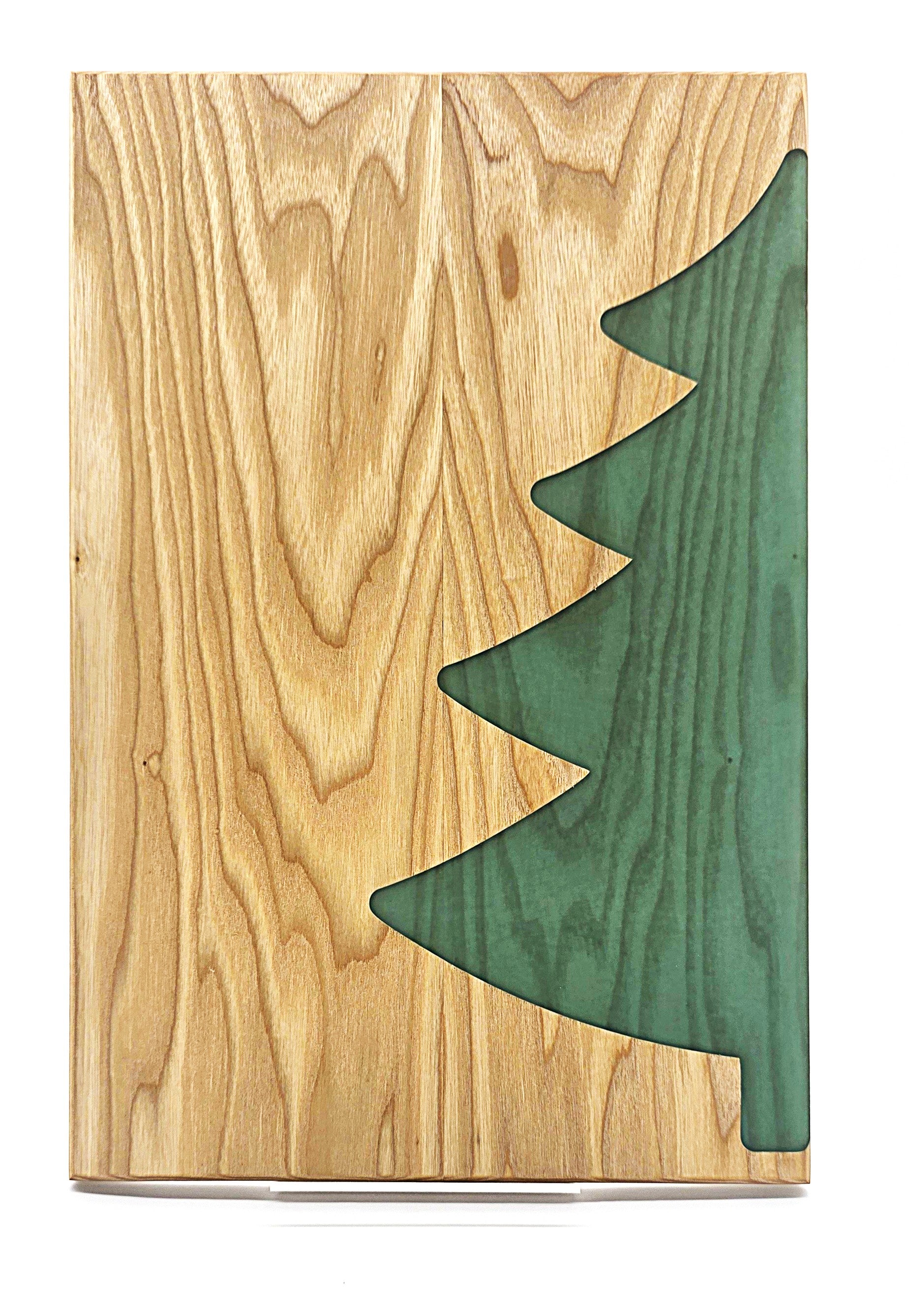 Ash Christmas Tree Serving Board