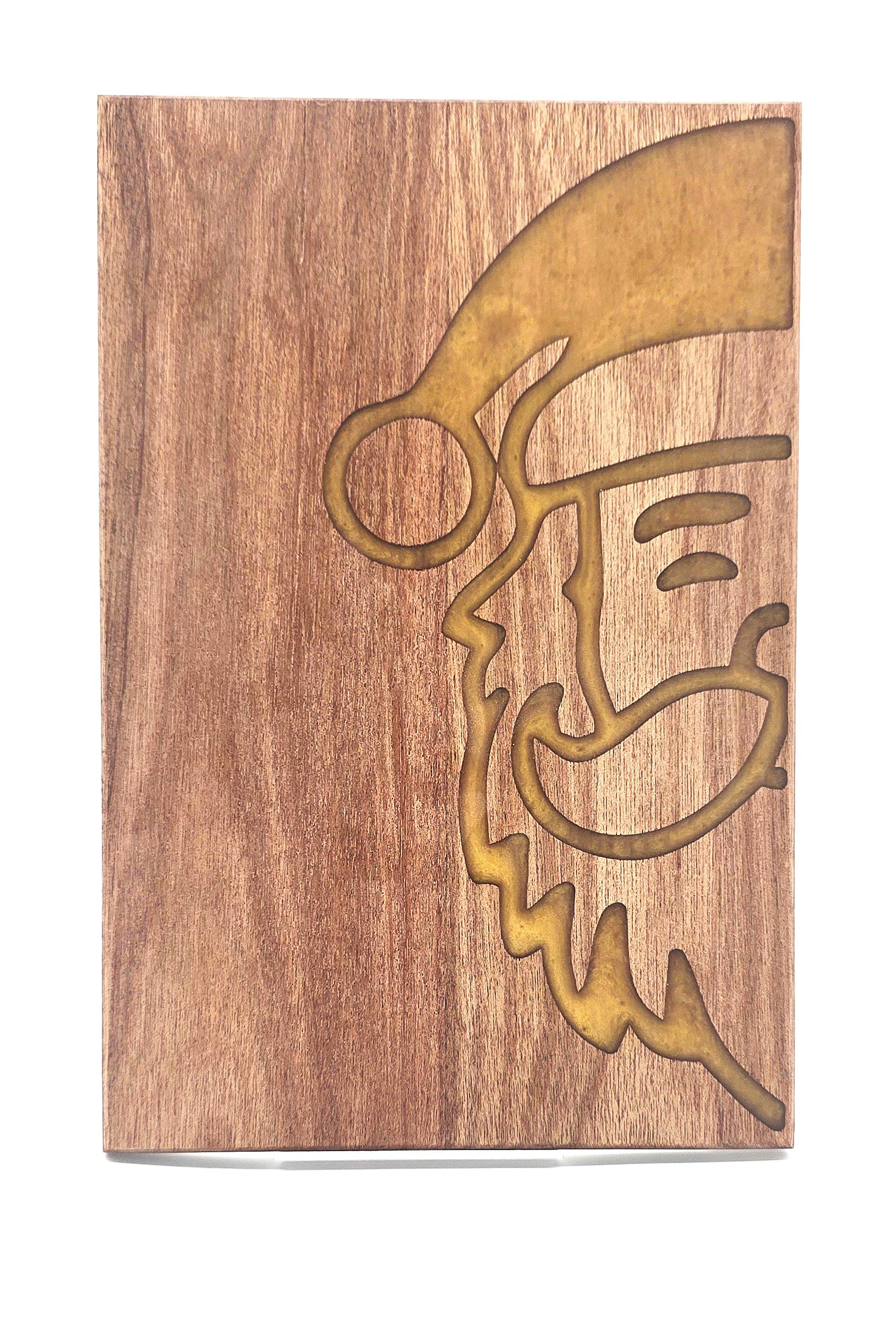 Meranti Santa Serving Board (Gold)