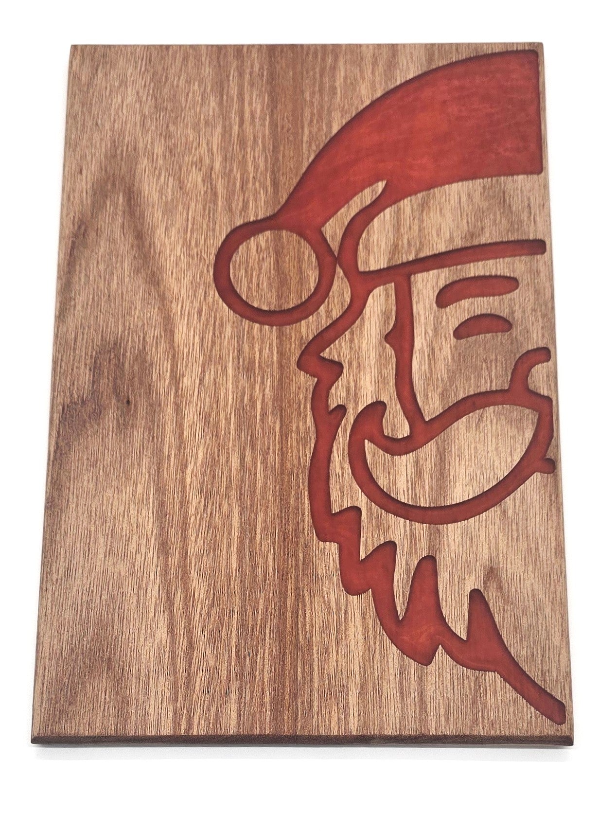 Meranti Santa Serving Board (Red)
