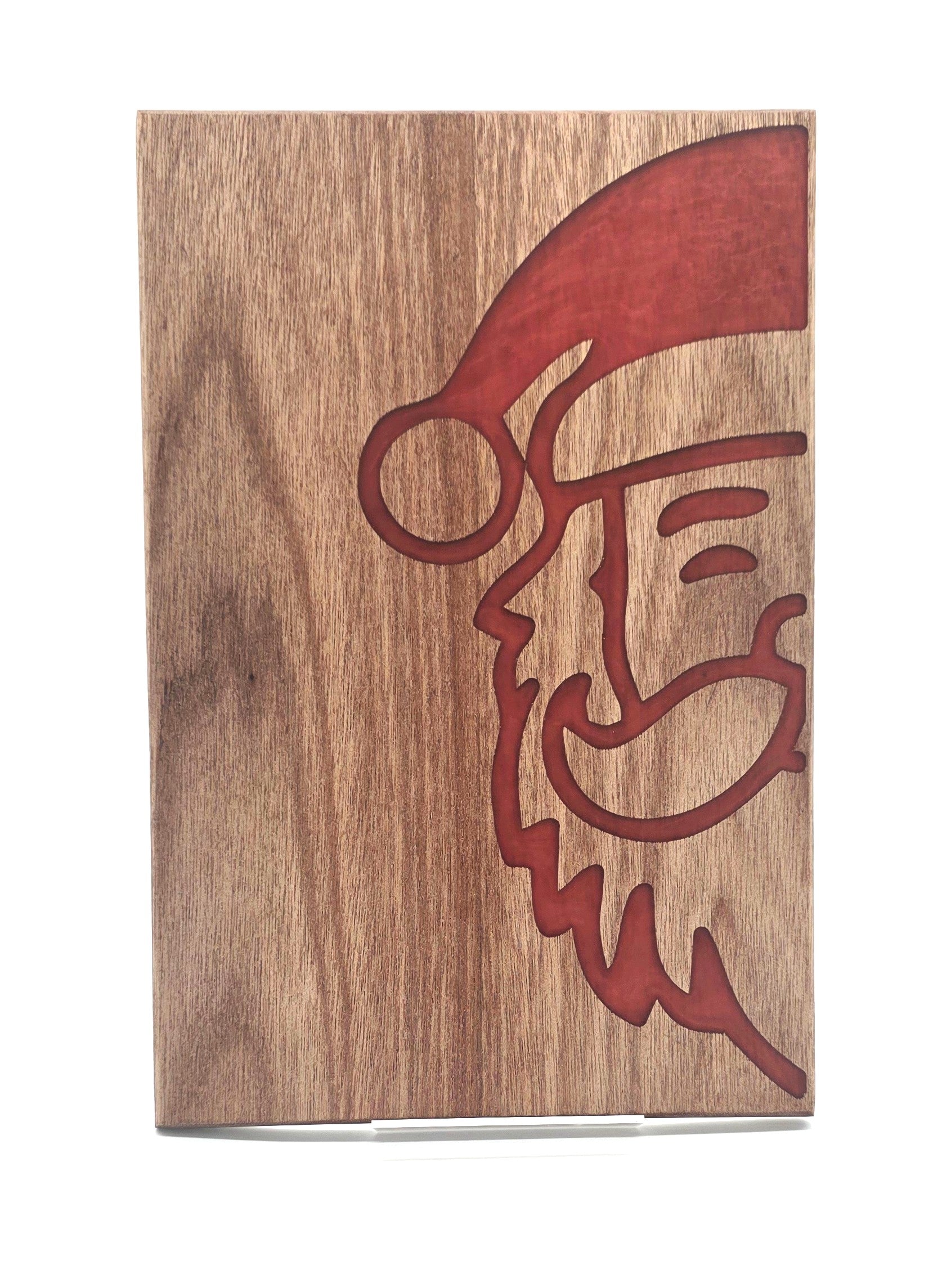 Meranti Santa Serving Board (Red)