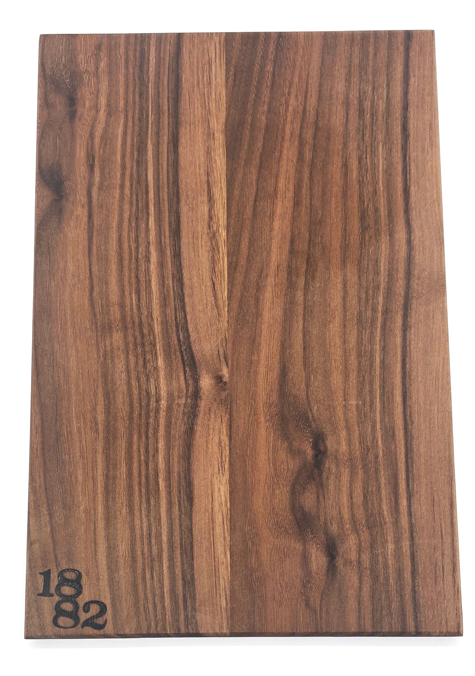Walnut Santa Serving Board (Red)