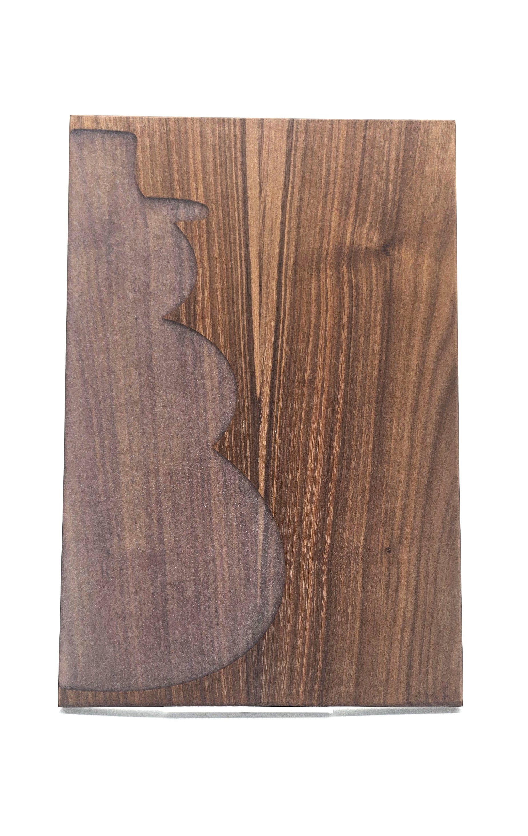 Walnut Snowman Serving Board (Duo)